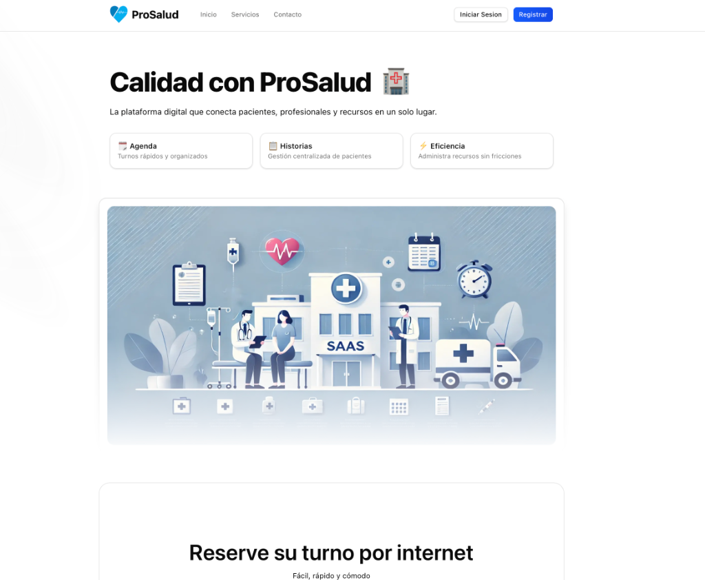 Portada del proyecto Sistema de Gestión de Consultorios